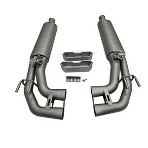 Scarico Catback in Titanio per Mercedes Benz <span class=keywords><strong>Classe</strong></span> G G63 AMG W463A W463 W464 con Terminali - Product Image 2
