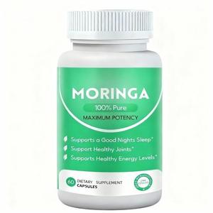 كبسولات المورينجا الأكثر مبيعًا على أمازون، مكمل غذائي غني بمضادات الأكسدة والفيتامينات الأساسية والأحماض الأمينية، نباتي وطبيعي - Product Image 1