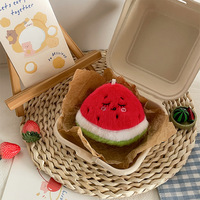 Schattige fruit- en groentepluche sleutelhanger - Ananas Avocado poppenfiguurtje tas sleutelhanger kleine hanger