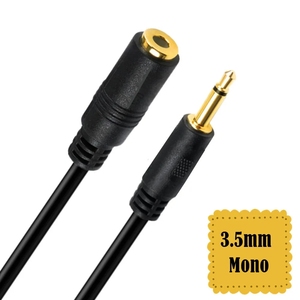 Câble d'extension mono 6FT DC 3.5mm 3.5mm 1/8 "<span class=keywords><strong>TS</strong></span> <span class=keywords><strong>Mini</strong></span> prise audio mâle à femelle fil de cuivre 1.8m - Product Image 1