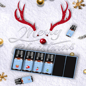 Private Label 100% Bio Elegante ätherische Öl <span class=keywords><strong>Synergy</strong></span> Blend Weihnachts geschenkset für Aroma therapie Diffusoren Massen preis 6/10ml - Product Image 2