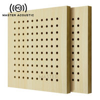 Panneau insonorisant perforé panneau mural acoustique panneau MDF