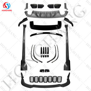 Chaoshenghang ABS parachoques delantero labio divisor para Jeep <span class=keywords><strong>Grand</strong></span> <span class=keywords><strong>Cherokee</strong></span> <span class=keywords><strong>SRT</strong></span> 2023 + Kit de carrocería parachoques difusor Auto accesorio - Product Image 5