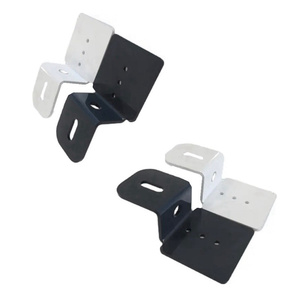 Support d'angle d'ange droit <span class=keywords><strong>en</strong></span> forme de <span class=keywords><strong>Z</strong></span> personnalisé <span class=keywords><strong>en</strong></span> usine, support de profil à double canal pour connecteur de fixation d'étagère de meubles - Product Image 1