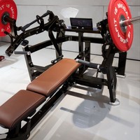 Machine professionnelle de musculation à charge libre pour développé couché horizontal, équipement de musculation en acier pour presse pectorale