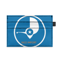 Porte-cartes minimaliste double face imprimé Yap Flag, best-seller, pour hommes et femmes