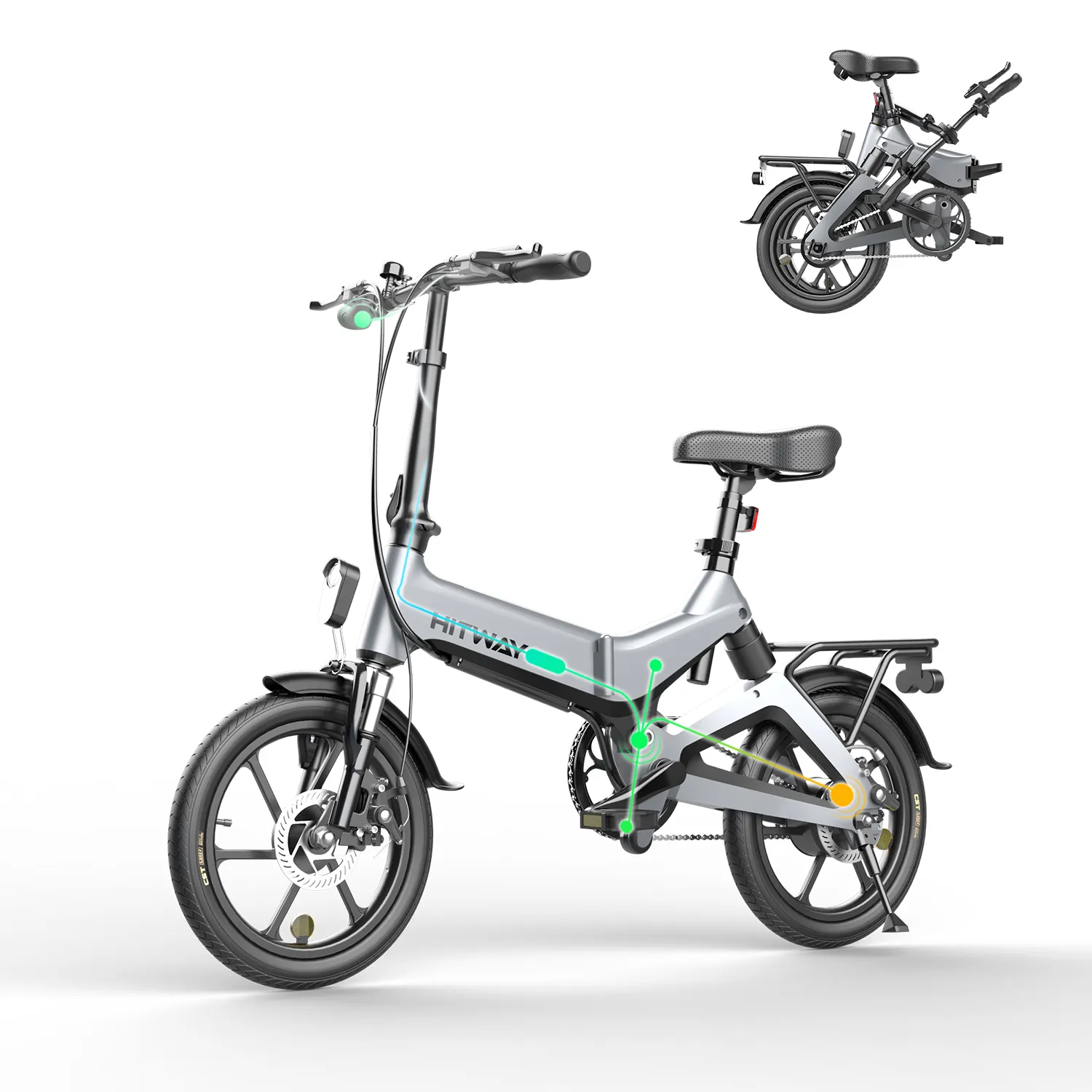 EU dutch warehouse KOOLUX BK2 electric bike folding electric bicycle foldable e-bike 250w 30km/h 20 inch cheap mini