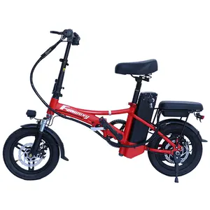 Hot low price Electric Folding bike 400W 48V Removable Lithium battery foldable Electric Bicycle