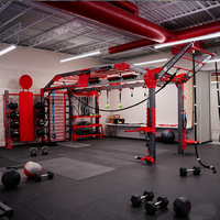 Equipo de entrenamiento de fuerza ninja Guerrero multifuncional comercial personalizado gimnasio interior equipo de fitness
