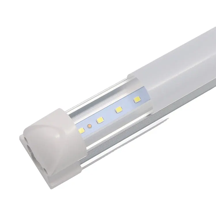 Lampe fluorescente industrielle moderne à économie d'énergie, tube led T8 intégré en plastique aluminium universel linéaire