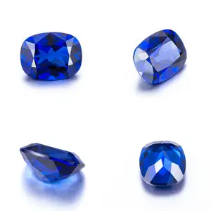 Faceted Blue Sapphire Loose Sapphire Corundum Gemstone Making Jewelry Wholesale Price Natural Heat Sapphire Price Per Carat VVS