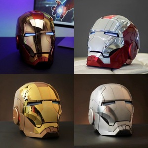 Nouveau Casque Électrique <span class=keywords><strong>Iron</strong></span> <span class=keywords><strong>Man</strong></span> Transfrontalier, Masques de Fête Noir, Or, Argent, Commande Vocale, Impression Numérique, Batteries - Product Image 5