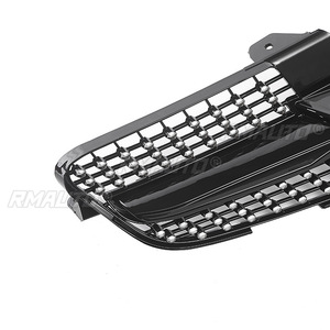Grille de pare-chocs avant supérieure de remplacement en maille pour Mercedes-Benz R171 SLK-Class SLK200 SLK300 SLK350 2008-2010 - Product Image 5