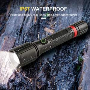 Ngoài Trời Đa Năng Sáng Xách Tay Siêu Sáng LED Chiến Thuật <span class=keywords><strong>Laser</strong></span> Đèn Pin LED Lumens Cao Có Thể Sạc Lại Torch Ánh Sáng - Product Image 6