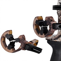 Support de flèche réglable HT Production en camouflage pour arc à poulies, interchangeable gauche/droite, pour la chasse à l'arc