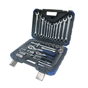 Juego de herramientas manuales de 61 piezas Llave de trinquete Kit de herramientas de reparación de automóviles - Product Image 2