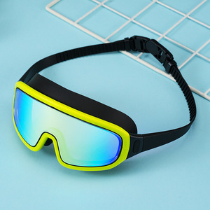 Asy Adult <b>Large</b> <b>Frame</b> Anti Fog Swimming Goggles Transparent Waterproof Wide Vision For Men And Women - Product Image 2