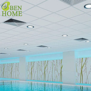 Système de suspension moderne en fibres minérales perforées, artistique et carré, facile à installer, ignifuge et insonorisant pour usage commercial - Product Image 2