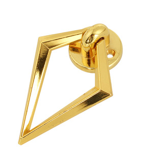 Diamond Shaped Zinc Alloy Cabinet Door <b>Pull</b> Ring Modern Furniture Handle Hardware Decorative Buckle - Product Image 4