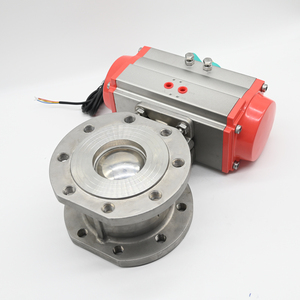 JTAIV Customizable <b>PTFE</b> Flange Thin Pneumatic Ball DN15 to DN200 Factory Wholesale with OEM Support - Product Image 6