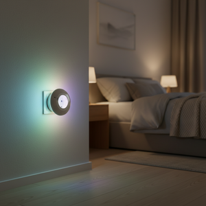 Luce notturna a LED colorata con sensore crepuscolare (F-Bright 1101499-C) - Product Image 3