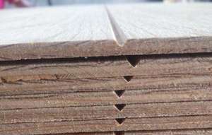 Madera contrachapada de pino acanalada V U W madera contrachapada ranurada para la decoración del panel slatwall - Product Image 2