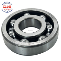 Roulement à gorge profonde en acier chromé DJE 6404, diamètre intérieur 20 mm / diamètre extérieur 72 mm / largeur 19 mm, précision P0, origine Shandong