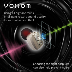 VOHOM Mini gạo Kích thước máy trợ thính OTC-Bộ khuếch đại thính giác y tế chất lượng cao cho người cao niên 1601 - Product Image 3