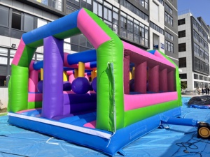 Commercial Small Customized <b>Inflatable</b> Challenging <b>Games</b> Obstacle Course for Kids and Adults Large Trampoline Park <b>Inflatable</b> Tr - Product Image 4