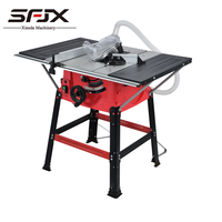 Scie à table horizontale d'occasion pour la coupe du bois avec lame de 254 mm et moteur haute efficacité