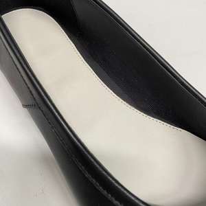 Chaussures plates décontractées pour femme en cuir d'agneau véritable, confortables, à bout large, à enfiler, style bateau, personnalisables avec logo - Product Image 6