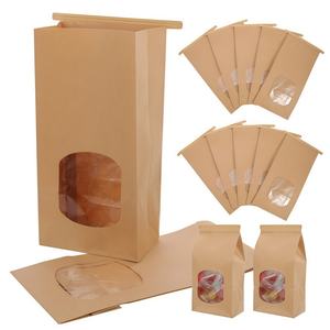 Bolsas de Papel Personalizadas para Bagels con Ventana Transparente, Bolsa de Embalaje para Panadería para Bagels Frescos y Productos de Charcutería - Product Image 6