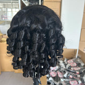 Cheveux humains vietnamiens à 150% de densité pour perruque à dentelle frontale, dentelle HD 4x4, cheveux Remy, longueur longue, noir, coiffure printemps, vente en gros - Product Image 6