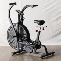 Bicicleta de Ejercicio con Resistencia al Aire ZHAOYU, Bicicleta de Ventilador para Entrenamiento Cardiovascular, Equipo de Fitness para Gimnasios y Clubes de Fitness