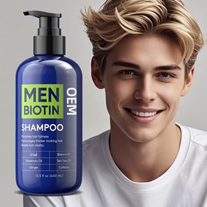 Cina fabbrica eco-friendly 400Ml uomini <span class=keywords><strong>Shampoo</strong></span> con biotina prevenire la perdita di <span class=keywords><strong>capelli</strong></span> follicolo rafforzamento Boost <span class=keywords><strong>crescita</strong></span> dei <span class=keywords><strong>capelli</strong></span> <span class=keywords><strong>Shampoo</strong></span> - Product Image 1
