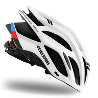 Casque de vélo tout-terrain pour adulte, écologique, en polystyrène expansé (EPS) et coque en PC, personnalisable, avec lumière détachable, réglable, sport, une seule étape