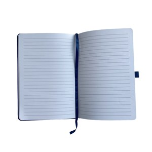 Carnet A5 en cuir PU à reliure cousue, personnalisable avec logo, idéal pour le bureau, haute qualité, facile à écrire sur - Product Image 4