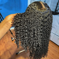 Perruque indienne Remy en cheveux humains, sans colle, durable, avec dentelle frontale, pré-épilée, pour dentelle 13x6 HD, personnalisable pour usage quotidien