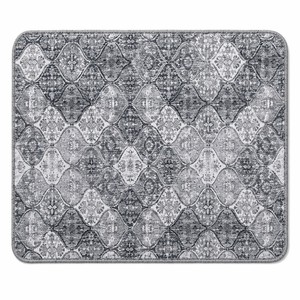 Tapete Absorbente para Mascotas con Diseño de Mandala Persa Gris Oscuro, Lavable, Antideslizante, <span class=keywords><strong>Protector</strong></span> de Piso, Ideal para Entrenamiento de <span class=keywords><strong>Perros</strong></span> - Product Image 1
