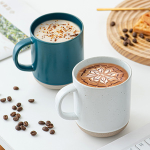 Wholesale 480ml <b>Large</b>-capacity Coarse Earthenware Mugs Household Breakfast Milk Coffee <b>Cups</b> Ceramic Water <b>Cups</b> - Product Image 5