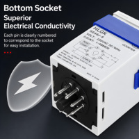 Compteur numérique LED à grand écran 6 chiffres DH48J-8/8A/11A 1-999900 avec bouton de réinitialisation et mémoire de coupure de courant pour le comptage industriel