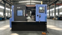 Torno de Cama Inclinada DONGS TCK52, Estructura de Torno CNC Automático, Equipo de Alta Precisión con un Solo Husillo