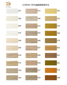 Merino Len Sợi 100% Merino Len Sợi 19μm Pha Trộn Sản Phẩm Cho Phụ Nữ Áo Len - Product Image 4