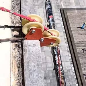 Songyin hiện đại kunshen cáp theo dõi Bánh xe nhựa Nylon ròng rọc cho Wire Rope sheaves Cáp đặt hướng dẫn bánh xe con lăn Cáp - Product Image 4