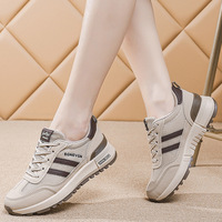 2026 Explosions Spring Baskets de running et de voyage coréennes style Dad Shoes, respirantes, à semelle épaisse, à lacets, rétro, à semelle souple en PVC