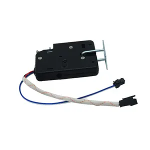 Serrure électromagnétique intelligente de 24v pour armoires Serrure de casier de livraison express logistique électronique Serrure à boulon à solénoïde électrique 12v Dc