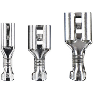 Terminales de crimpado en frío tipo pala macho y hembra de 2.8mm, 4.8mm, 6.3mm para altavoces de coche, conectores de cable eléctrico de latón - Product Image 2