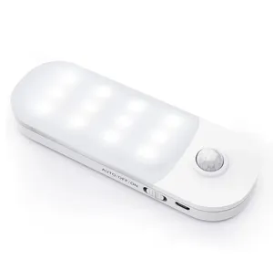 USB Battery Operated Lights Kitchen Under Cabinet Lighting Rechargeable Magnet LED Lights