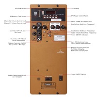 Sistema de Karaoke Inalámbrico con Subwoofer de 300W y 18 Pulgadas, Pantalla LED, Micrófono, FM, Audio Bidireccional, Crossover, Batería de 4000mAh, Profesional para Computadora