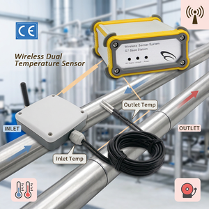 3.6V Digital <b>Wireless</b> Dual <b>Temperature</b> <b>Sensor</b> <b>Temperature</b> Monitoring Transmitter <b>Wireless</b> <b>Temperature</b> <b>Sensor</b> - Product Image 1
